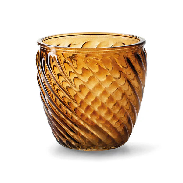 Glaspot 'Justin' Bruin H10 D10 Cm